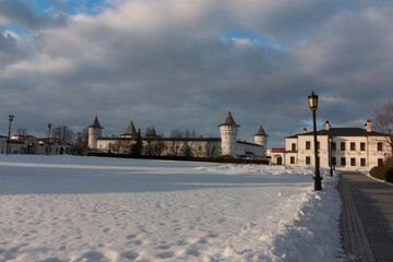 Wall Mural - walls of the white kremlin