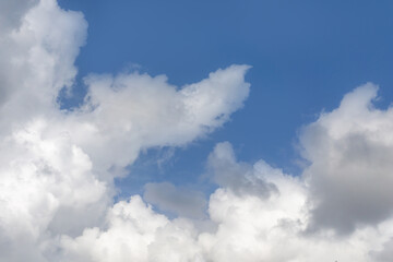 Wall Mural - Outdoor high definition blue sky and white clouds background material