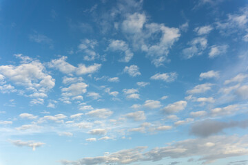 Wall Mural - Outdoor high definition blue sky and white clouds background material