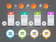 © ppdesign - business timeline , organization ,Part infographic