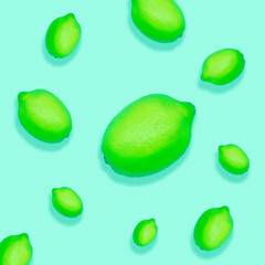  lime limoni verdi quadro sfondo colori colorato 