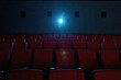 © Svitlana - Interior of movie theater with empty red seats and projector