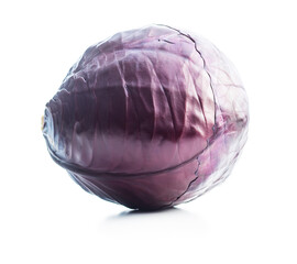 Canvas Print - Fresh red cabbage.