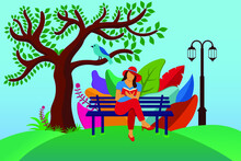 Man Thinking Under Tree Free Stock Photo - Public Domain Pictures