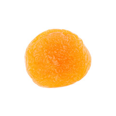 Wall Mural - Dried apricot isolated on a white background with clipping path