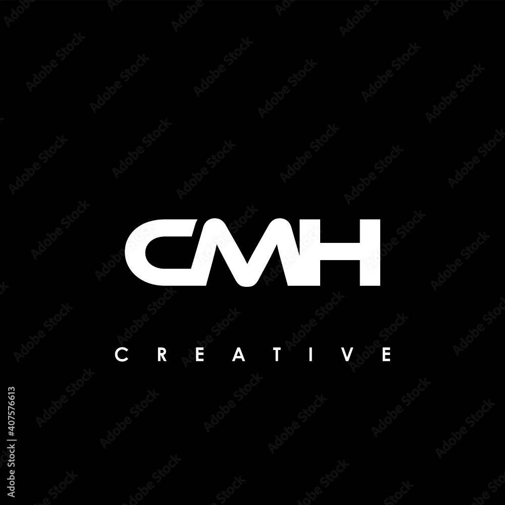 CMH Letter Initial Logo Design Template Vector Illustration Stock ...