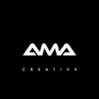 AMA Letter Initial Logo Design Template Vector Illustration	
