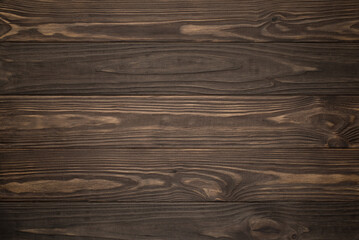 Photo of dark brown wooden background