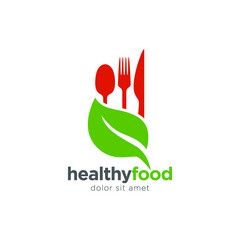 Poster - Healthy Food Logo Template 