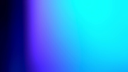 neon blue light leaks effect background. real shot in 4k.
