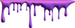 Violet cartoon dribble slime