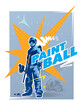 illustration on the topic paintball