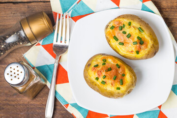  baked potato with cheese (2)