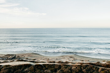 Wall Mural - Waves on Trestles Beach California