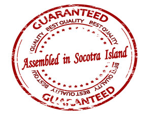 Sticker - Assembled in Socotra Island