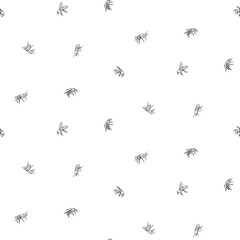 Wall Mural - Hand drawn honey bee seamless pattern. Endless vector print with contour insect drawn by ink. Black realistic animal drawing sketch illustration isolated on white background