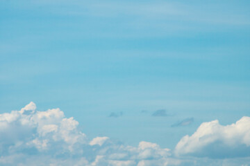 Blue sky background with clouds