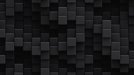 Wall Mural - Grayscale background. Rectangular rods. Design element.