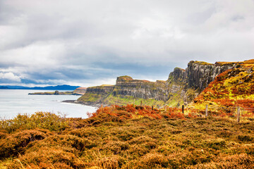 Wall Mural - Landscape at the Isle of Skye, Scotland, United Kingdom, Europe
