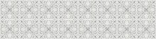 Old Gray Grey White Vintage Shabby Damask Floral Flower Leaves Patchwork Tiles Stone Concrete Cement Wall Texture Background Banner Panorama