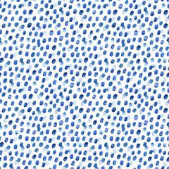 blue dots watercolor pattern