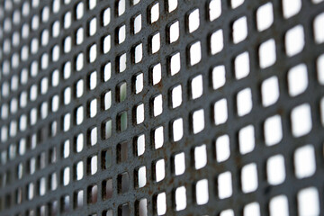 metal mesh close - up of steel