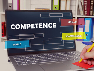  competence skills knowledge goals sign on the page.