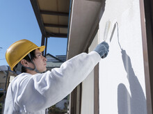住宅　リフォーム　外壁の塗装　イメージ