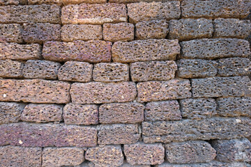 Wall Mural - Laterite stone texture background close up