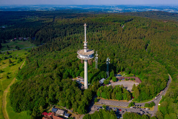 Wall Mural - Hoherodskopf aus der Luft | Luftbilder vom Hoherodskopf im Vogelsberg in Hessen