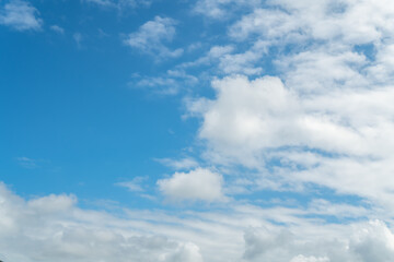 Wall Mural - HD blue sky and white clouds background material