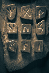 Sticker - Extraordinary rune stones made of antique Celtic language