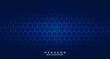 © starlineart - blue tech hexagonal pattern background design
