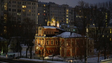 Wall Mural - evening in the city