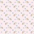 © Anna - Watercolor seamless sleeping animals pattern