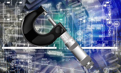 Wall Mural - quality in manufacturing industry concept background