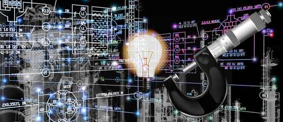Wall Mural - quality technology in power industry