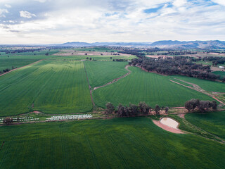 Sticker - view of farmland