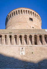 Wall Mural - Julius II Castle in Ostia antica - Rome Italy