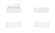 © Evgeniy Zimin - Set of Rectangular Cardboard Boxes with Plastic Tube Isolated on White Background. Vector Illustration