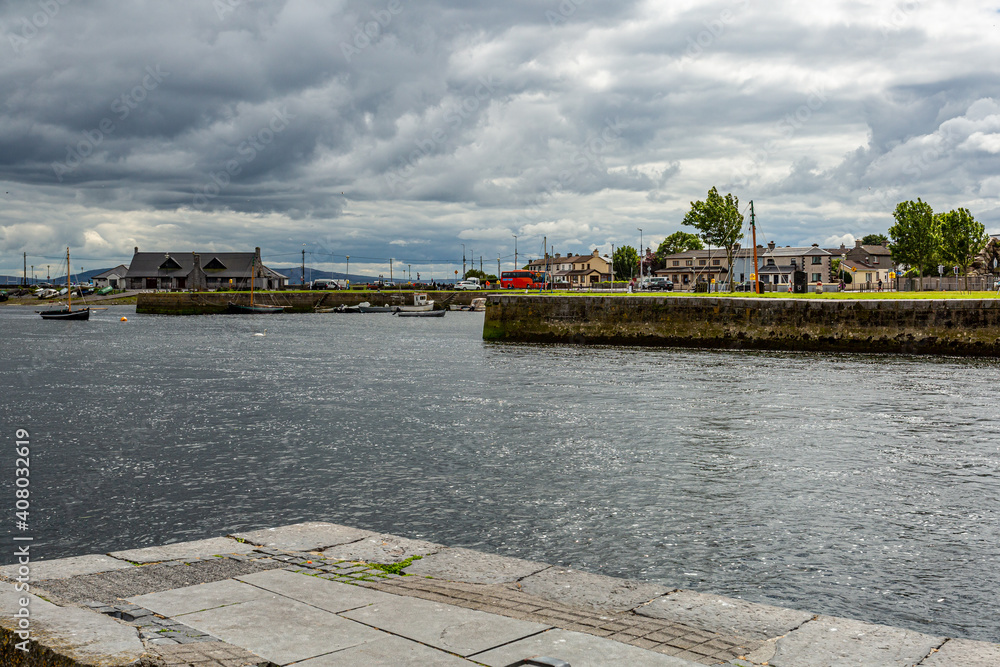 Galway Bay where it interconnects with the Corrib River and a part of ...