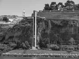 Wall Mural - der tejo und die Stad Lissabon in portugal