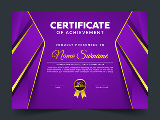 Wall Mural - Professional certificate and diploma template