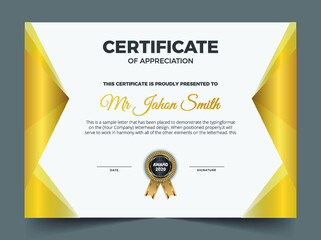 Wall Mural - Professional certificate and diploma template