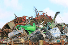 Scrap Metal Yard For Recycling	