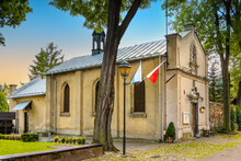 St. John Kanty Chapel Besides St. Andrew Basilica At The Olkusz Market Square In Beskidy Mountain Region Of Lesser Poland