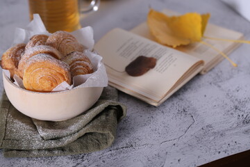 cottage cheese cookies with your own hands are lying on the table