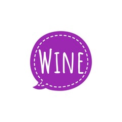 Poster - ''Wine'' Lettering