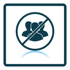 Sticker - No Meeting Icon