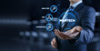 © Murrstock - Martech marketing technology concept on virtual screen interface.